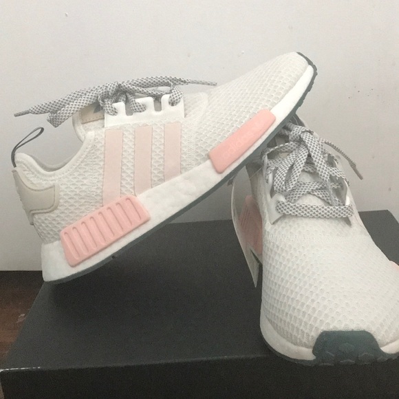 Nwt Icey Adidas White Talc r1 Pink Running Nmd UMpSVz